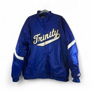 Adidas Men’s Trinity Baseball Jacket Blue Size XL